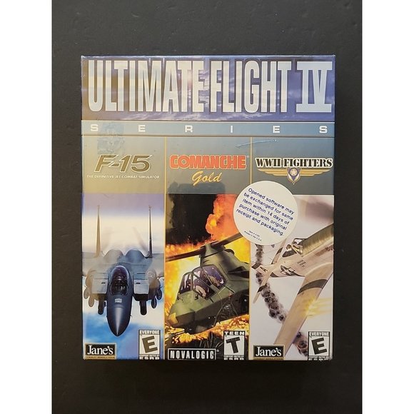 Ultimate Flight Series IV (PC 2000) Ripped Plastic NEW NIB FACTORY SEALED